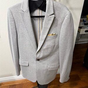 Men's Classic Scotch and Soda Gray Blazer